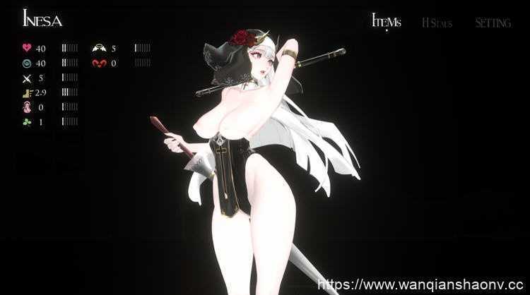 图片[1]-[ACT/汉化] 棘罪修女-伊妮莎 ThornSin V0.75官方中文修复版★白丝高跟4.5G游戏中文版下载|无需安装解压即玩-兔游宝库