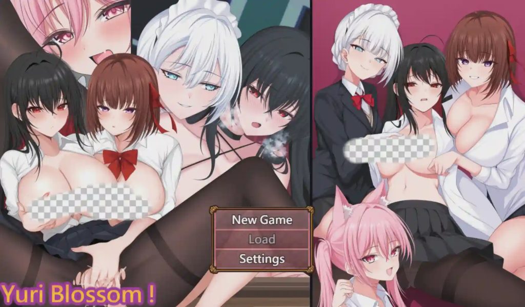 图片[1]-[日式RPG] 百合花撩乱!美少女的百合H生活 百合花繚乱！美少女の百合エッチ生活 072官中步兵版3.5G游戏中文版下载|无需安装解压即玩-兔游宝库