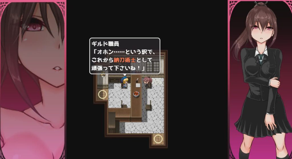 图片[1]-[RPG/汉化] 刀姬少女沙耶~酷炫系陆女北被丢进异世界驿站城市 V1.1 AI汉化版1.4G游戏中文版下载|无需安装解压即玩-兔游宝库