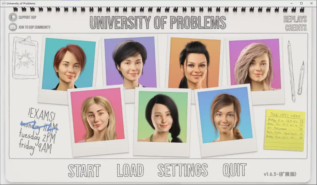 图片[1]-[欧美SLG/汉化] 问题大学 学院情缘 University of Problems v1.7.0 Extended PC+安卓汉化版16G游戏中文版下载|无需安装解压即玩-兔游宝库