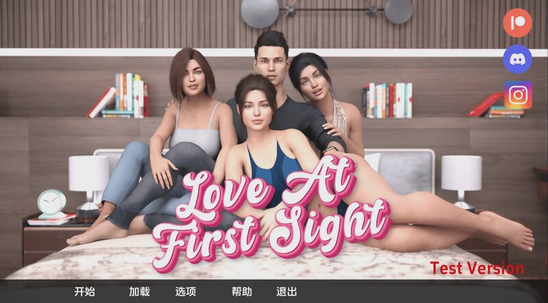 图片[1]-[欧美SLG/动态] 一见钟情（Love at First Sight）V0.1 PC+安卓 汉化中文 1.7G游戏中文版下载|无需安装解压即玩-兔游宝库